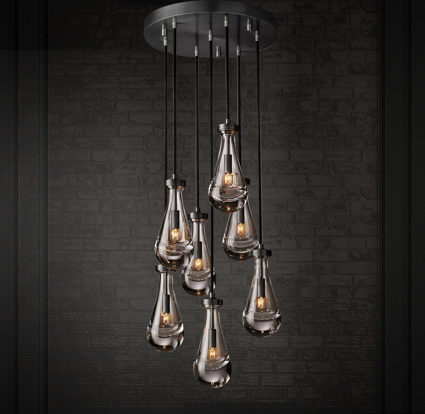 Raindrop Linear Chandelier