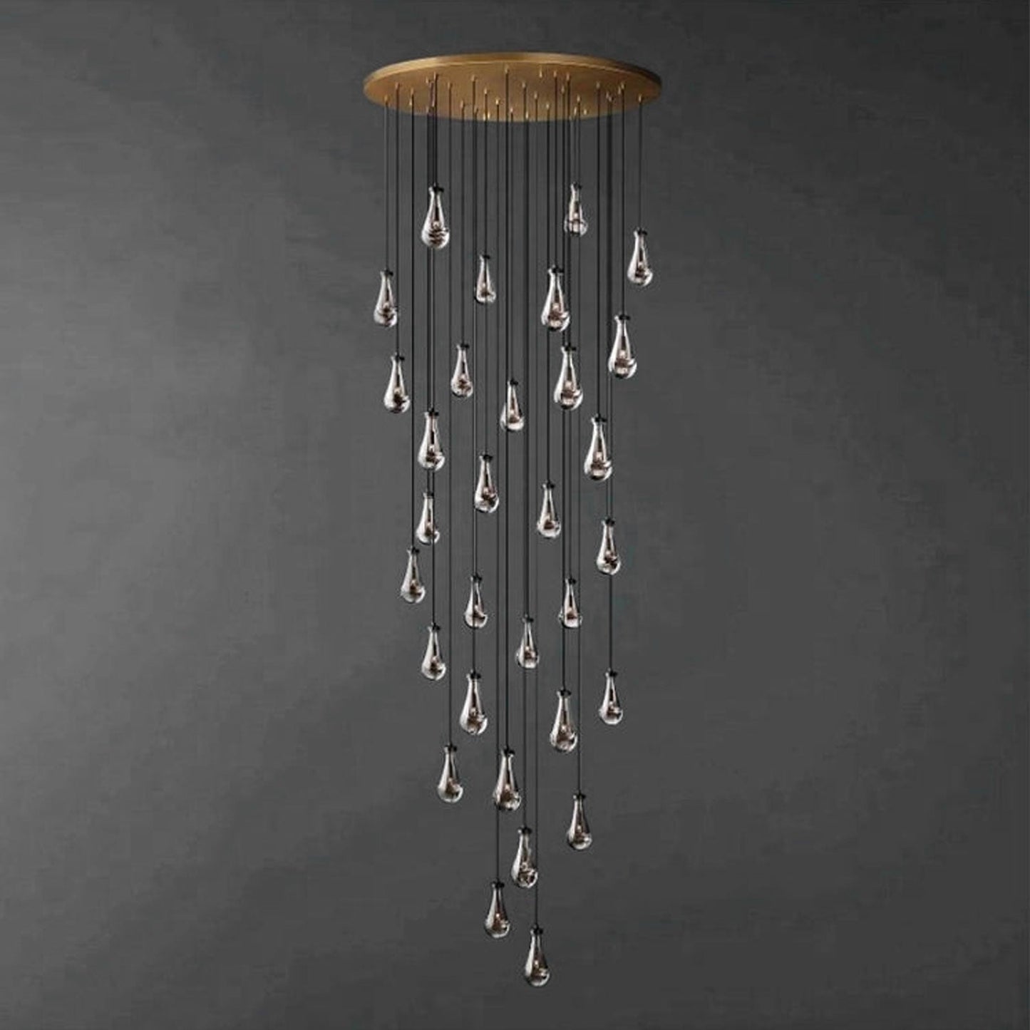 Raindrop Linear Chandelier