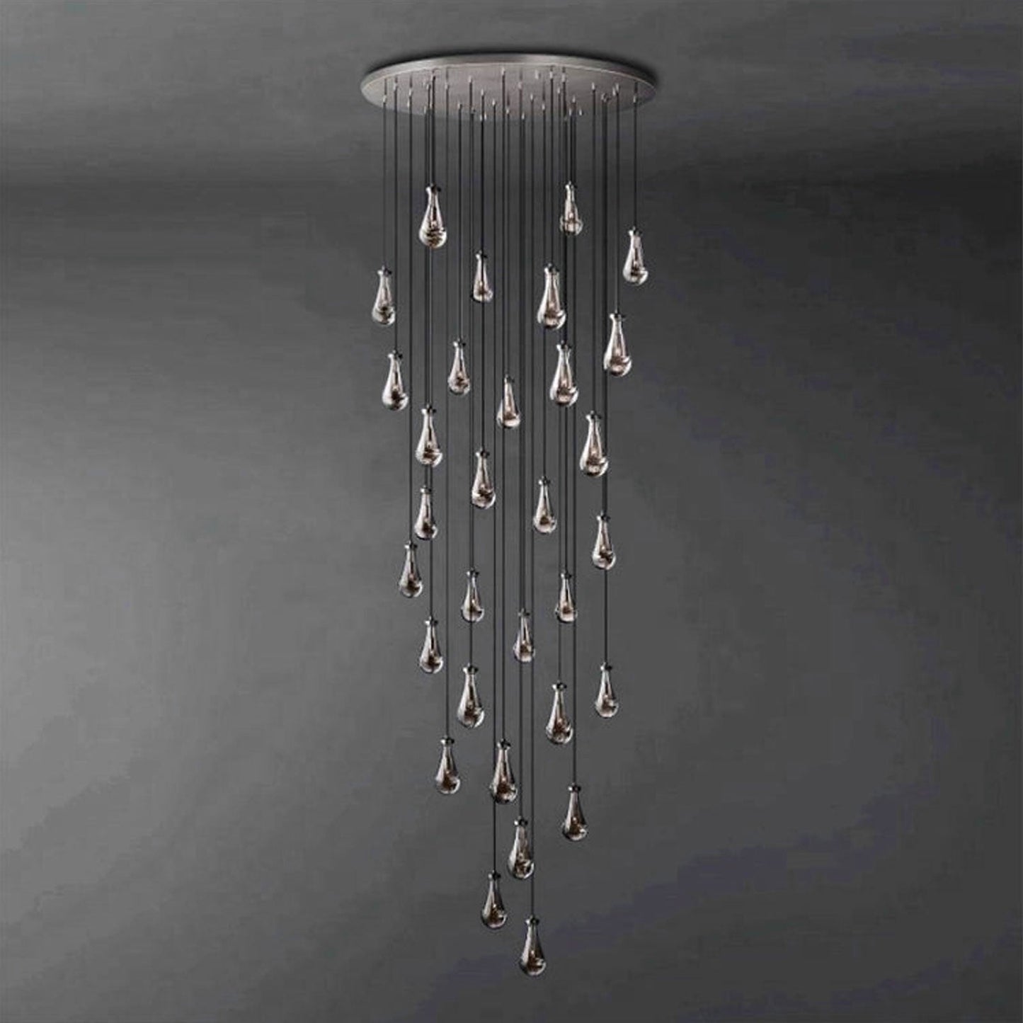 Raindrop Linear Chandelier